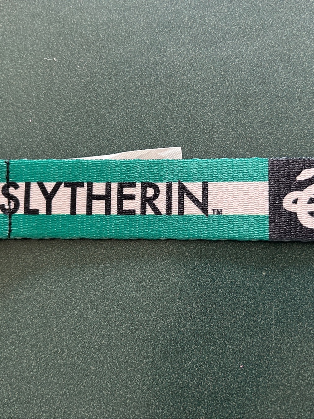 Slytherin Green House Lanyard - Official Harry Potter. Accessory